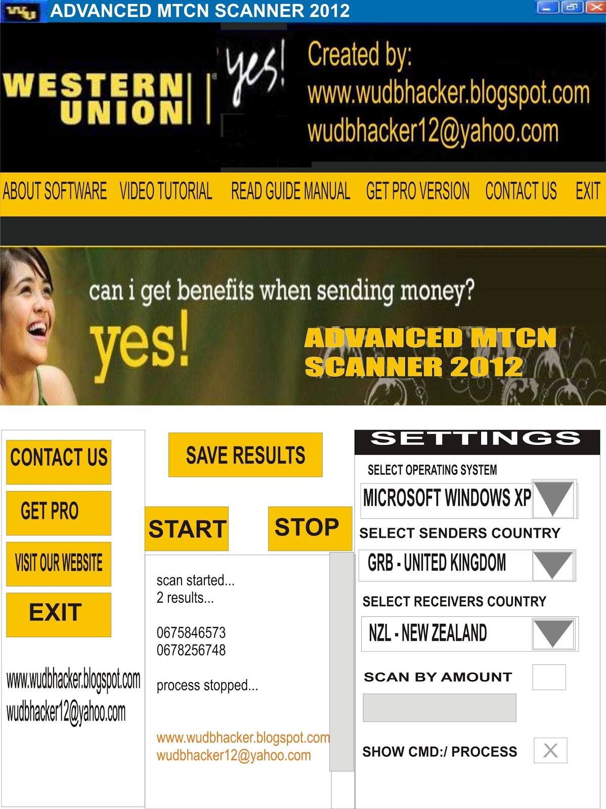 western union bug activation serial codes